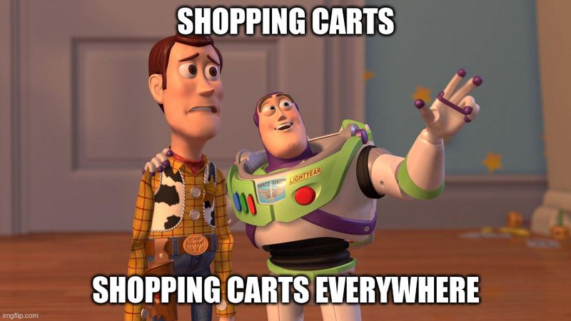 buzz showing shopping cart ids everywhere