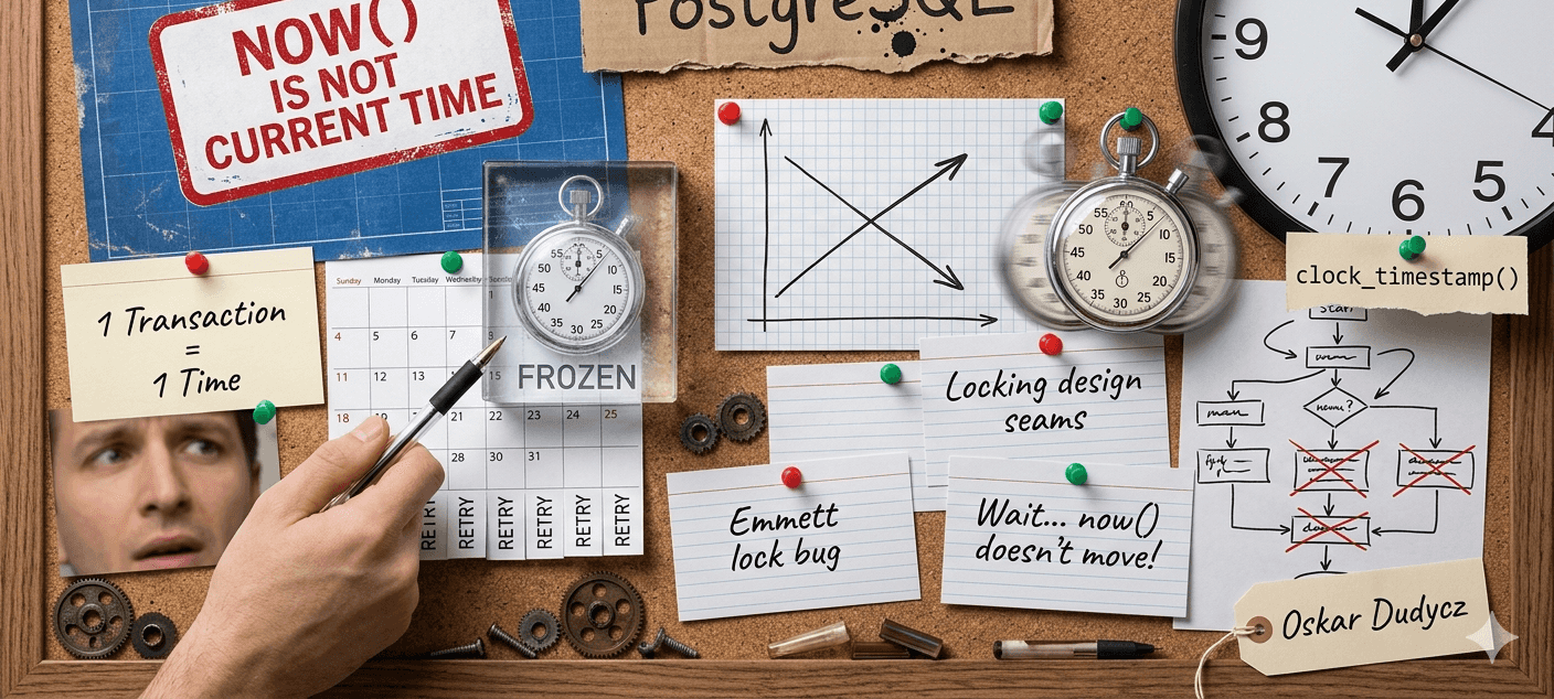 How soon is now in PostgreSQL?